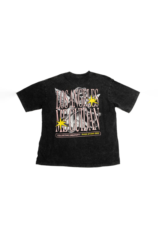 LOS ANGELES ME CUIDAN - Washed tee
